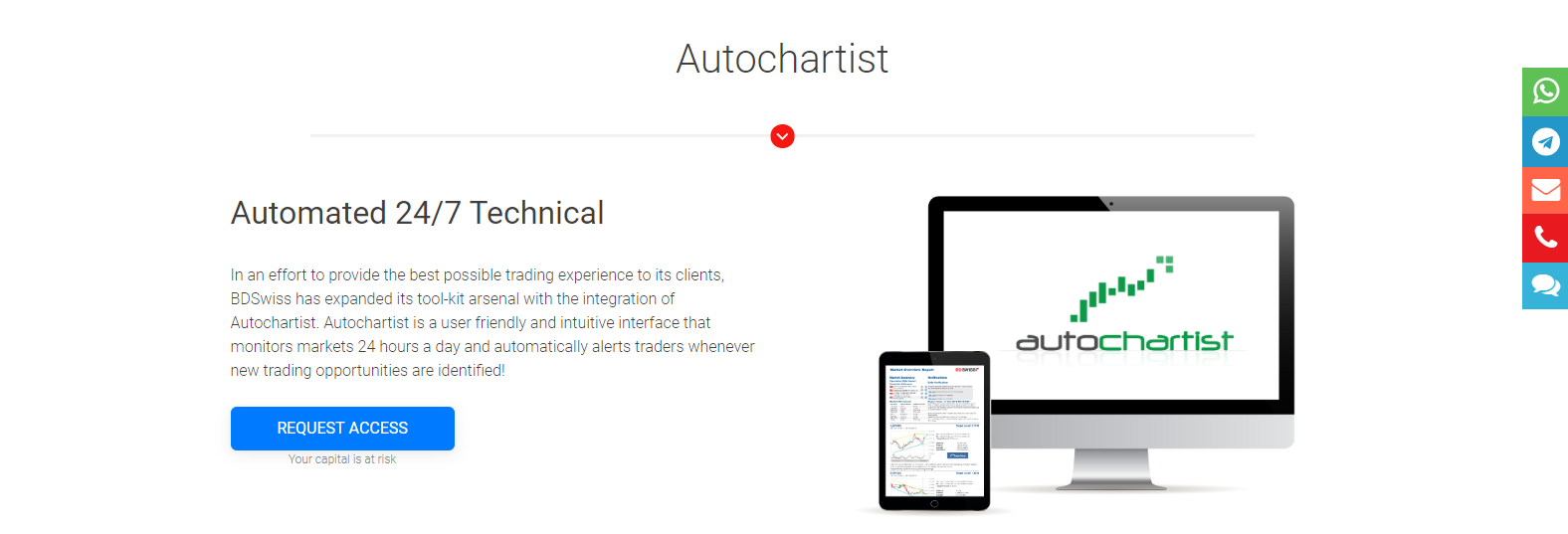 BDSwiss Review autochartist